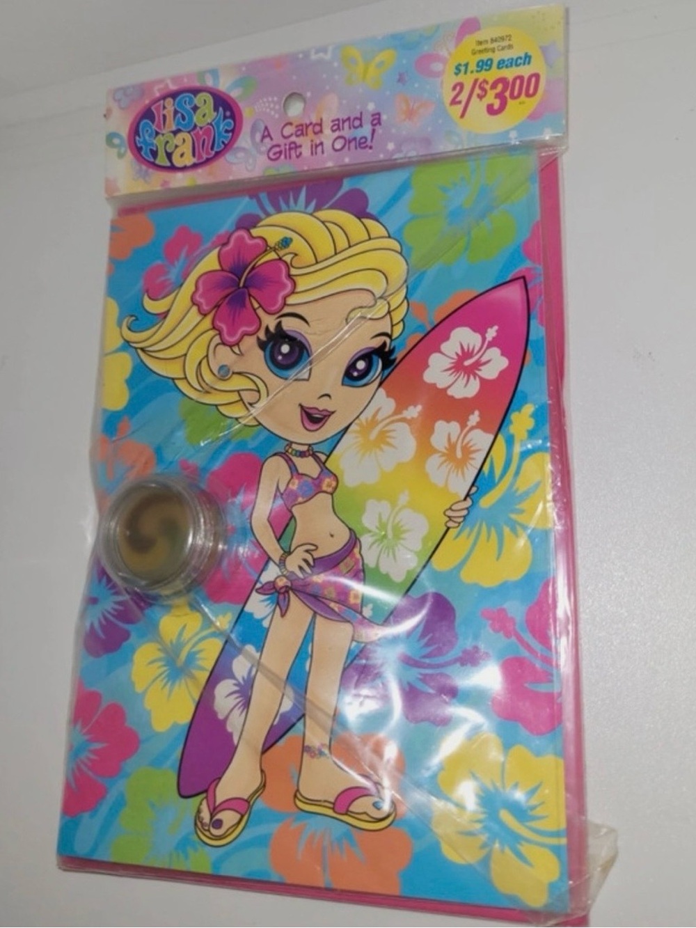 Vintage Lisa Frank Card and Gift